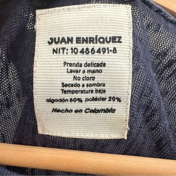 Juan Enriquez Mens Blue Crew Neck Short Sleeve T-Shirt Medium - Picture 4 of 7